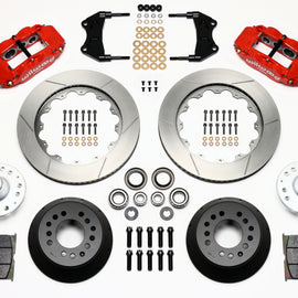 Wilwood Narrow Superlite 6R Front Hub Kit 14.00in Red WWE ProSpindle 140-9920-R