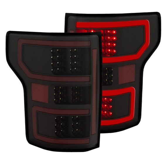 Anzo 321338 Black Housing Led Red and White Taillights for 18-19 Ford F-150 321338