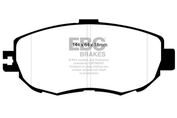 EBC 93-94 Lexus LS400 4.0 Redstuff Front Brake Pads DP31006C