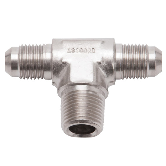 Russell Performance -6 AN to 3/8in NPT Flare to Pipe Tee Fitting 660121