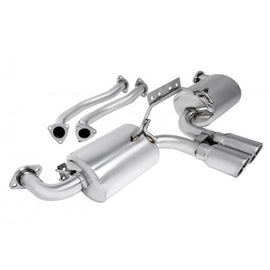 MANZO STAINLESS STEEL AXLEBACK EXHAUST FOR PORSCHE 987 06-08 / BOXSTER S 05-08 TP-CBS-PC05