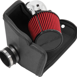 Spectre 12-15 Honda Civic L4-1.8L F/I Air Intake Kit - Polished w/Red Filter 9082