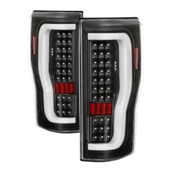 xTune 17-18 Ford F-250 Super Duty (Excl LED Models) LED Tail Lights - Black (ALT-ON-FS17-LBLED-BK) 9041600
