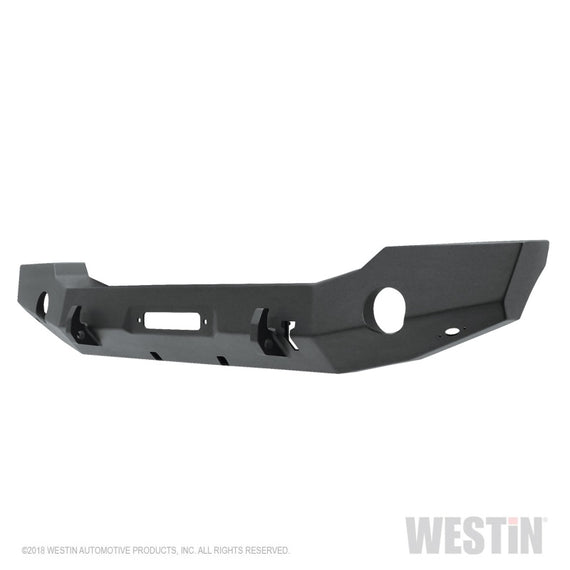 Westin WJ2 Full Width Textured Black Front Bumper For 2018-2019 Jeep Wrangler JL 59-80105