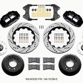 Wilwood Narrow Superlite 6R Front Hub Kit 14.00in Drilled WWE ProSpindle (5x4.75in 5x5.00in Hub) 140-15156-D