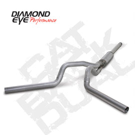 Diamond Eye KIT 4in Catback DUAL AL: 94-97 FORD 7.3L F250/F350 PWRSTROKE K4312A