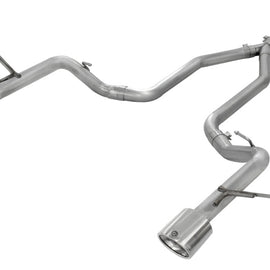 aFe MACHForce XP 14+ Jeep Grand Cherokee V6 3.0L (td) 2.5in DPF-Back 409SS Exhaust w/o Resonators 49-46235