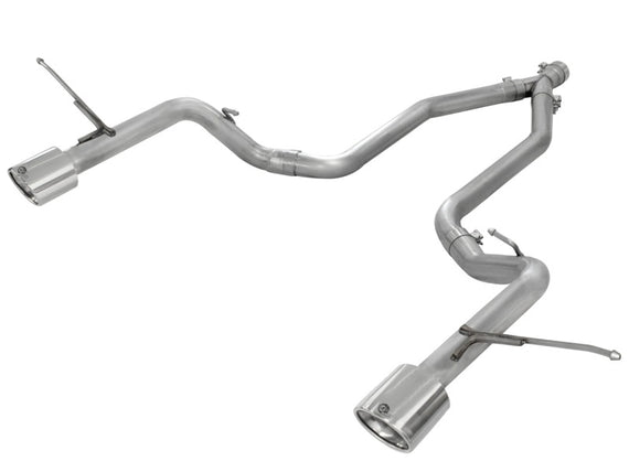 aFe MACHForce XP 14+ Jeep Grand Cherokee V6 3.0L (td) 2.5in DPF-Back 409SS Exhaust w/o Resonators 49-46235