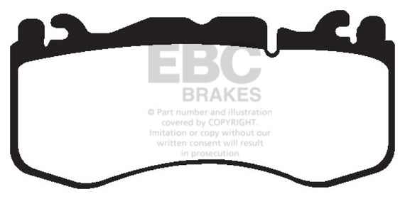 EBC 12+ Aston Martin Vantage 4.7 Yellowstuff Front Brake Pads DP42174R
