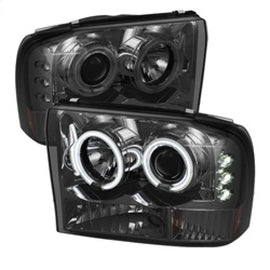 Spyder Ford F250 Super Duty 99-04 Projector V 2 CCFL Halo LED Smke PRO-YD-FF25099-1P-G2-CCFL-SM 5039781