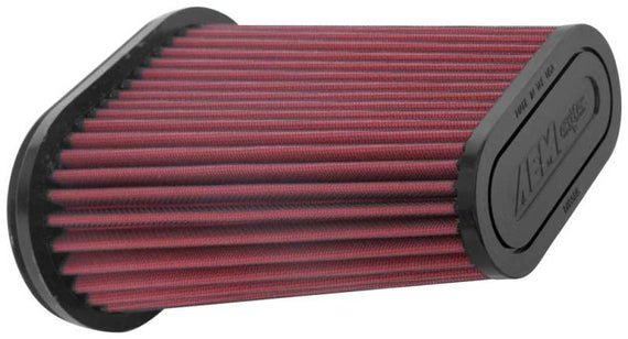 AEM 7.5in L x 4.5in W Base 5.5in L x 2.5in W Top 9in Height Dryflow Air Filter 21-1017DK
