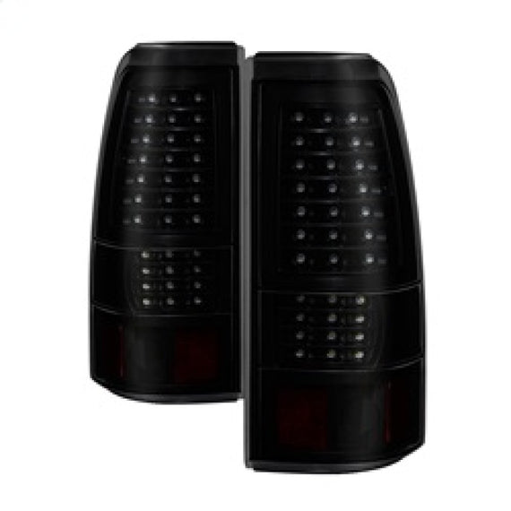 xTune 03-06 Chevrolet Silverado 1500 LED Tail Lights - Black Smoke (ALT-JH-CSIL03-LED-BSM) 9037641