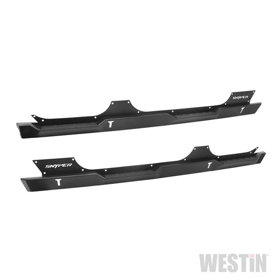 Westin/Snyper 07-17 Jeep Wrangler Unlimited Rock Slider Steps - Textured Black 42-7015