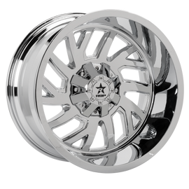 RBP 65R Glock 22x12 6x139.7 BP / 4.75 BS -44mm Offset 78mm CB (Hub Centric) Chrome Wheel 65R-2212-82-44C