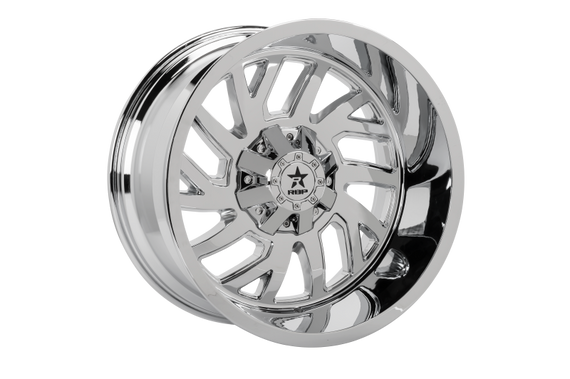 RBP 65R Glock 22x12 6x139.7 BP / 4.75 BS -44mm Offset 78mm CB (Hub Centric) Chrome Wheel 65R-2212-82-44C