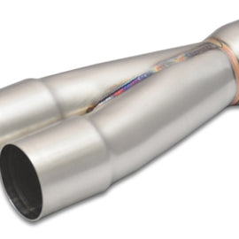 Vibrant 2-1 SS Merge Collectors (1-7/8in Inlet Slipover ID 2-1/4in Outlet OD) - Sold Individually 10354