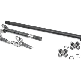 Rough Country 4340 Chromoly Replacement Front Axle Kit - D30 27 Spline w/ 1310 U-Joints (Wrangler JK / JKU)