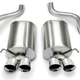 CORSA DUAL REAR AXLE-BACK EXHAUST FOR 2005-2008 CHEVY CORVETTE POLISHED 14169 14169