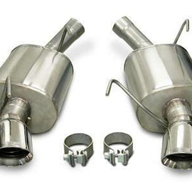 CORSA DUAL REAR AXLE-BACK EXHAUST FOR 2005-2010 FORD MUSTANG POLISHED 14311 14311