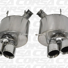 CORSA DUAL REAR AXLE-BACK EXHAUST FOR 2013-2014 FORD MUSTANG POLISHED 14321 14321