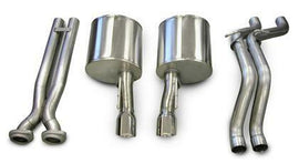 CORSA DUAL CENTER REAR CATBACK EXHAUST FOR 06-10 GRAND CHEROKEE POLISHED 14451 14451