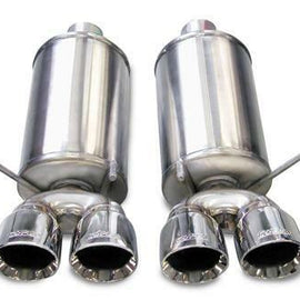 CORSA DUAL REAR AXLE-BACK EXHAUST FOR 2005-2008 CHEVY CORVETTE POLISHED 14469 14469