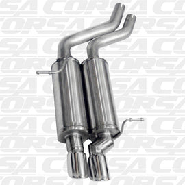 CORSA SINGLE REAR AXLE-BACK EXHAUST FOR 2001-2006 BMW 325I/CI POLISHED 14559 14559