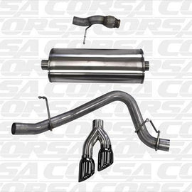 CORSA SINGLE SIDE CATBACK EXHAUST FOR 2015-2015 CHEVY TAHOE BLACK 14859BLK 14859BLK