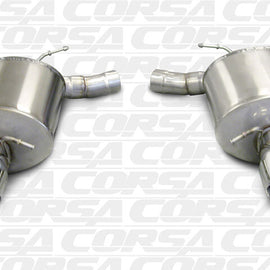 CORSA DUAL REAR AXLE-BACK EXHAUST FOR 2009-2014 CADILLAC CTS POLISHED 14941 14941