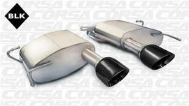 CORSA DUAL CENTER REAR AXLE-BACK EXHAUST FOR 11-15 CADILLAC CTS BLACK 14942BLK 14942BLK