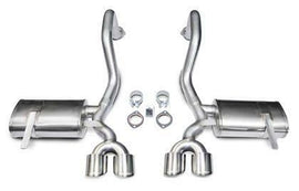 CORSA DUAL REAR AXLE-BACK EXHAUST FOR 1997-2004 CHEVY CORVETTE POLISHED 14961 14961