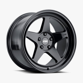 ESR CR5 19X9 5X120.6 (CUSTOM DRILL) +20 72.56 GLOSS BLACK FACE GLOSS BLACK LIP 99051420 CR5GBLK 5X1206