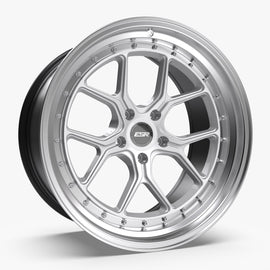 ESR CS2 19X8.5 5X120 +30 HYPER SILVER FACE MACHINED LIP Wheel/Rim 98552030 CS2HS-ML