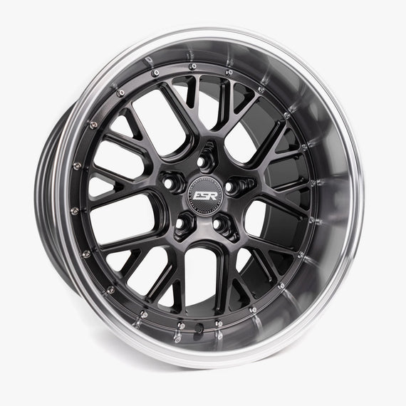 ESR 18X8.5 5X120 +30 72.56 GLOSS GRAPHITE MACHINE LIP CS11 88552030 CS11GR-ML 88552030 CS11GR-ML