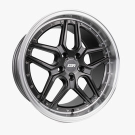 ESR 18X8.5 5X100 +30 72.56 GLOSS GRAPHITE MACHINE LIP CS15 88550030 CS15GR-ML 88550030 CS15GR-ML