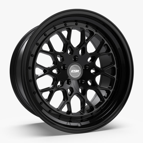 ESR CS3 18X9.5 5X100 +35 GLOSS BLACK FACE GLOSS BLACK LIP Wheel/Rim 89550035 CS3GBLK