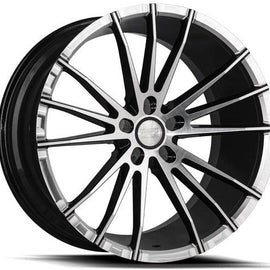 CONCEPT ONE CSM01 DEEP CONCAVE 20X11 ET15-30 5(108-120) BLACK MACHINED.. Wheel