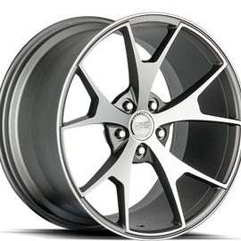 CONCEPT ONE CSM5 20X10.0 ET25-55 5(112-114.3) MATTE GUNMETAL MACHINED 73.1.. Wheel