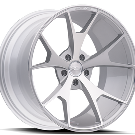 CONCEPT ONE CSM5 20X9.0 ET30 5x114.3 SILVER MACHINED 73.1 Wheel