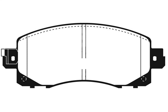 EBC for 2018+ Subaru Crosstrek Yellowstuff Front Brake Pads DP42330R