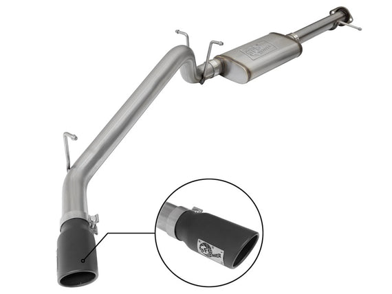aFe MACH Force-Xp 3.0in 304 SS Cat-Back Exhaust w/ Black Tip 17-18 GM Colorado/Canyon 49-44097-B
