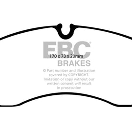 EBC 07+ Dodge Sprinter 3500 Greenstuff Front Brake Pads DP61928