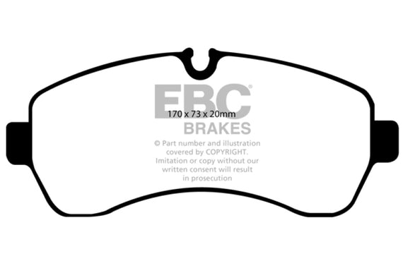 EBC 07+ Dodge Sprinter 3500 Greenstuff Front Brake Pads DP61928