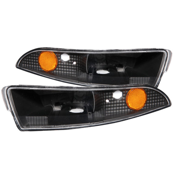 Anzo 511045 Black Euro Style Parking/Signal Light fit for 93-02 Chevrolet Camaro 511045
