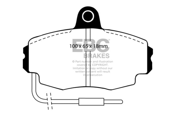 EBC 91+ Renault Clio Greenstuff Front Brake Pads DP2426