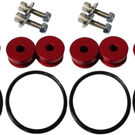 Torque Solution Billet Bumper Quick Release Kit Combo (Red): Universal TS-UNI-026Rc