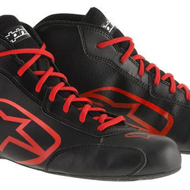 ALPINESTARS TECH 1-KSTART SHOE BLACK RED SZ 10