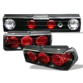 Spyder for Honda CRX 88-91 Euro Style Tail Lights Black ALT-YD-HCRX88-BK - spy50 5005120