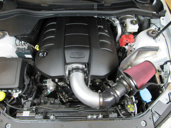 Airaid 14-17 Chevrolet SS Sedan 6.2L Cold Air Dam Intake System Oiled Red Media 250-325