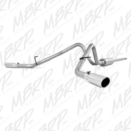 MBRP DUAL SPLIT SIDE EXHAUST 2004-2008 FORD F150 4.6L 5.4L ALUMINIZED S5204AL S5204AL